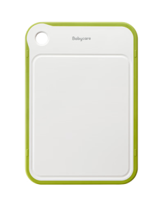 babycare Baby Food Preparation Tools - Kitchen Cutting Board for Infant Food, Vegetable Chopping Board, Fruit Board with Knife, Chartreuse Green