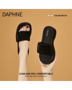DAPHNE Women's Platform Sandals 2025 New Summer Fashionable Casual Beach Slides