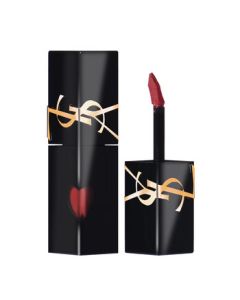 Yves Saint Laurent (YSL) New Black Tube Lip Gloss #416 Rotten Tomato Glass Lip, Mirror Shine Birthday Gift Goddess Festival Gift