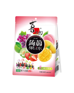 Hizhijiru Konjac Jelly Juice 20g x 20 Packs (400g Total) 0 Fat, Snack for Kids and Afternoon Tea