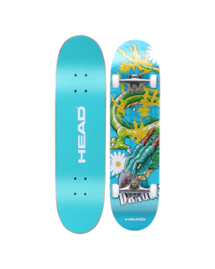 HEAD Skateboard for Adults and Kids - Double Kicktail Beginner Skateboard, Professional Street Cruiser - Lingyun