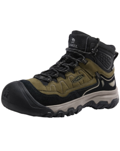 Camel (CAMEL) Waterproof, Shockproof, Grippy Urban Outdoor Mid-High Top Hiking Shoes for Men G15W607065 Khaki/Black 43