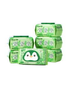 Deyo Mugwort Scented Flushable Wet Wipes Family Pack 80 Sheets * 6 Packs, Toilet Paper Wipes for Cleaning and Hygiene, Flushable Wet Toilet Tissue