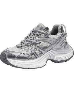 CAMEL "Moonlight" Women's Chunky Retro Sneakers L24A255651 Silver 39