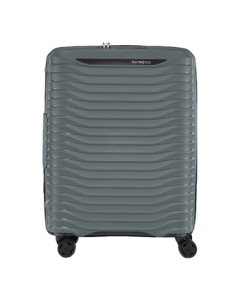 Samsonite 20-inch KJ1 Steel Blue Wavy Design Carry-on Luggage with TSA Lock