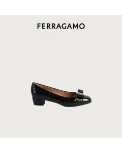 Ferragamo Women's Black High Heels 0785244_1D _ 70 Gift for Girlfriend