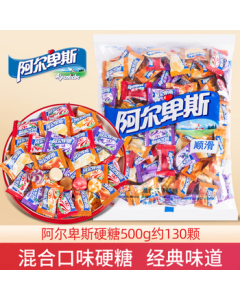 Alps Mixed Flavor Hard Candy 500g (Approx. 130 Pieces) - Wedding Candy, Table Candy, Assorted Fruit Candy, Children's Snack, Bulk Candy