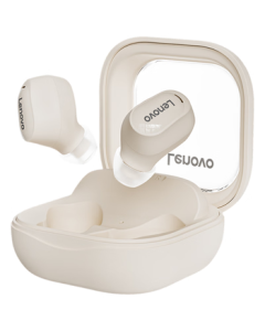 Lenovo (Lenovo) EA200 Bluetooth Earbuds New True Wireless In-Ear for Students, Ultra-Long Battery Life, Call Noise Cancellation, Short Stem, High Sound Quality, Compatible with Android & Apple, Unisex, Moon Rock White