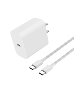JingDong Jingzao 30W GaN Apple Charger Set with 60W Charging Cable, iPhone Fast Charger Head Compatible with 20W for Apple 17/16, Huawei, Xiaomi, Honor