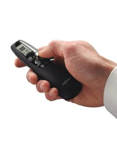 Logitech R800 Grey Wireless Presenter for Teachers, PPT Clicker, Presentation Remote, Laser Pointer for Teaching, Training, and Lectures