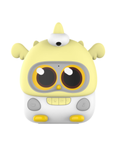 Ling Luka Mini Reading Robot Early Education Story Machine Smart Interactive Encyclopedia Q&A Nursery Rhymes Chinese Classics Enlightenment Gift for Ages 0-3-6 Birthday Present