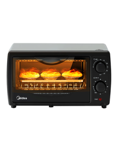 Midea 10L Home Multi-function Compact Electric Oven - Even Baking/Space-Saving Design/Wide Temperature Control/Menu Guide T1-108B 2nd Gen
