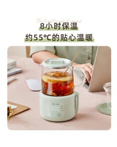 Bear Mini Health Pot, Health Cup, Electric Stewing Cup, Electric Heating Cup, Flower Tea Kettle, Water Boiler, Office Cup 0.4L YSH-F04E1