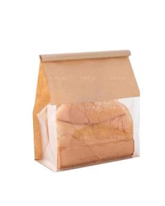Changbaosen Bread Bags, Toast Baking Packaging Bags 22*28*11cm Kraft Paper Large Size, 100pcs/Pack RC1