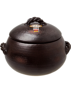 Uchiyama Kiln Japanese Imported Home-use Clay Pot, High Temperature Resistant and Crack-proof Soup Pot, Rice Cooker Casserole, 2.4L (5 Go)