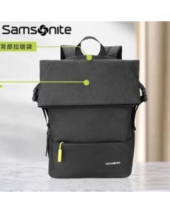 Samsonite Men's Backpack with Laptop Compartment, Ventilated Back Panel, Front Flap Design / 9001