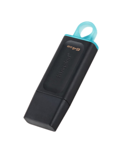 Kingston 64GB USB3.2 Gen 1 Flash Drive DTX High-Capacity USB Drive Stylish Design Lightweight & Portable for Study Office Bidding Computer Car Universal Use