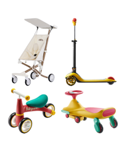 babycare Maternity Package 3 - Outdoor Baby Stroller*1 + Scooter + Balance Bike + Wiggle Car
