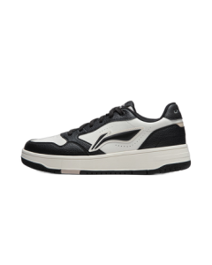 Li Ning Tianji SOFT | Classic Low-Top White Sneakers for Men, New Soft and Comfortable Versatile Casual Shoes AGCU271