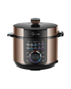Midea Electric Pressure Cooker, 5L Dual Pot, Large Capacity Multi-functional Rice Cooker, One-Key Steam Release, Mechanical Control Electric Pressure Cooker