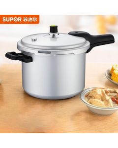 SUPOR Pressure Cooker, Multi-Capacity Thickened Aluminum Alloy Quick-Cooking Pressure Cooker for Gas Stoves YL263H2