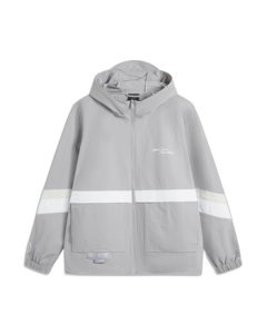 Li Ning Wade丨Ice-Cool Sun Protection Windbreaker Men's 2025 Comfortable Printed Loose Casual Jacket AFDV121