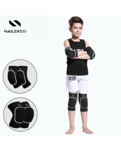 EnduranceX Kids Knee & Elbow Pads Set - 4-Piece Protective Gear for Sports, Soccer, Basketball, Skating, Cycling, and Anti-Fall Biking