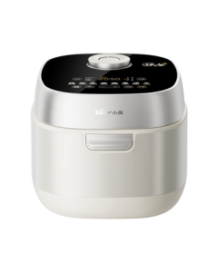 Bear IH Low-Sugar Rice Cooker with Soup Separation, 4-6 Person Capacity, 0-Fluorine Enamel Iron Pot, Smart Micro-Pressure Multi-Function Rice Steamer with Steaming Basket