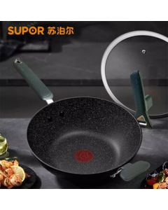 SUPOR Non-Stick Frying Pan, 32cm Diameter PC32W9 (XS), Compatible with Induction Cooktops, Gas Stoves
