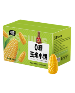 Sugar-Free Corn Biscuits 400g/Box, Suitable for Pregnant Women, Diabetics, and Children's Nutritious Breakfast Snacks