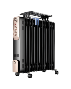 Pioneer Graphene Heater, Electric Heater, Oil-Filled Radiator, 13 Fin Whole Room Heating, Smart Thermostat, Low Noise, Energy Saving, Clothes Drying & Humidifying DYT-Z2