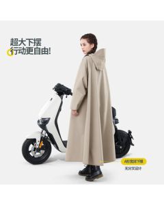 Bovonik Electric Bike Raincoat Long Full-Body Heavy Duty Oversized Waterproof Poncho for Men and Women