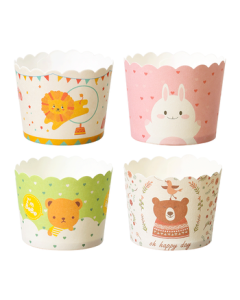 Maxcook Paper Cupcake Liners 100-Pack, High-Temperature Resistant Cake Molds, Oven Paper Baby Food Tools MCB0392