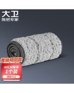 David Flat Mop Replacement Cloth Composite Fiber Mop Head Single Pack (Compatible with P12/P20)