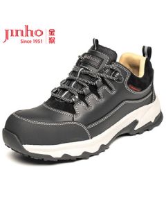 JINHOU Low-Cut Anti-Smash Insulated Safety Shoes Black Size 40