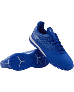 DECATHLON Kids' TF Molded Cleats Hook-and-Loop Football Shoes Blue 34 215mm 4670192