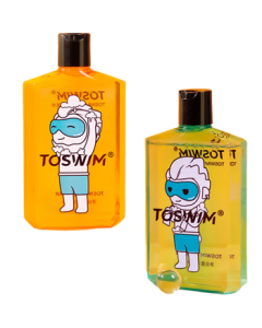 TOSWIM Professional Swimming Chlorine-Removal Shower Gel & Shampoo Set, Summer Mood Refreshing Moment 300ml/Bottle