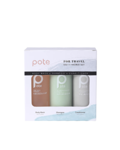BOTI Small Molecule Amino Acid Shampoo & Body Wash Travel Set 60ml*3, Portable Long-Lasting Fragrance Shower Gel and Shampoo Kit