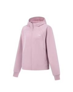 Li Ning Women's Hooded Cardigan Sweatshirt 2025 Autumn/Winter New Simple Casual Versatile Sportswear AWDV944