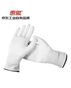 Huixiang JD Industrial In-House Brand PU Palm-Coated Gloves 150601D1 Size L 1 Pair (Minimum Order: 100 Pairs in Multiples, 10 Pairs/Pack) Flexible Operation, Wear-Resistant Custom Product