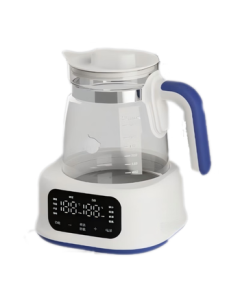 babycare All-Glass Temperature Control Kettle, 1.3L Multi-Function Baby Bottle Warmer and Milk Preparation Water Heater