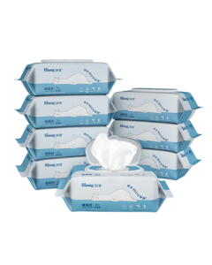 Kleenex Flushable Wet Wipes, 80 Sheets * 8 Packs, Bulk Toilet Paper, Cleansing Wet Wipes, Pure Water Wipes