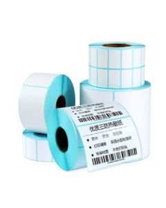 Jinfuzhou Blank Thermal Sticker Labels for Express Delivery, 100*100*500 Sheets (Three-Proof)
