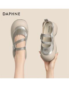 Daphne Summer Platform Sandals for Women Hollow-Out Espadrille Casual Shoes 4024303328 Gold 39