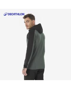 Decathlon Men's Fleece Jacket for Mountain Hiking - Full Zip Thermal Pullover - 5395766