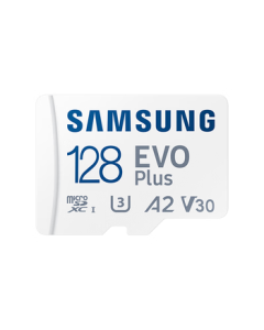 SAMSUNG 128GB TF (MicroSD) EVO White Memory Card U3 A2 V30 for Smartphones, Tablets, Switch Gaming Consoles - Supports 4K Video, 160MB/s Read Speed