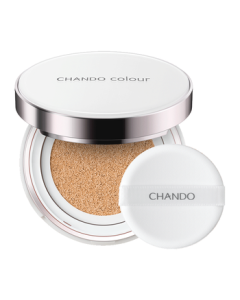 CHANDO Snow Crystal Radiance Nude Cushion Duo 14g*2 #01 Bright White, Conceals & Brightens