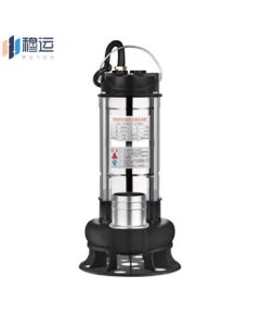 Muyun Stainless Steel Submersible Pump for Flood Control, 220V Self-Priming Water Pump, Clear Water Pump, Sewage Pump for Drainage and Discharge, 1500W*Sewage Pump*2 Inch 10m Cable