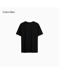 Calvin Klein Sport [Moisture-Wicking & Quick-Drying] 25 Summer Men's CK Double Exposure Print Breathable Running Short Sleeve GMS5K183