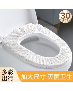 Lohas Travel Disposable Toilet Seat Covers Individually Wrapped, Extra Thick & Large Non-Woven Toilet Seat Covers with Cushion Ring